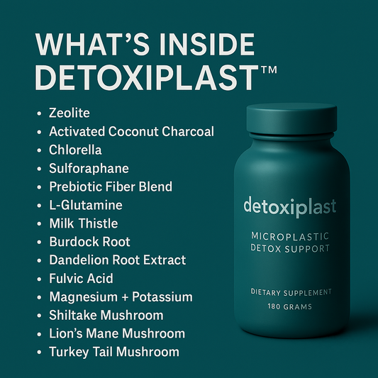 Detoxiplast™ powder supports internal microplastic detox